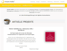 Tablet Screenshot of instantmedia.de
